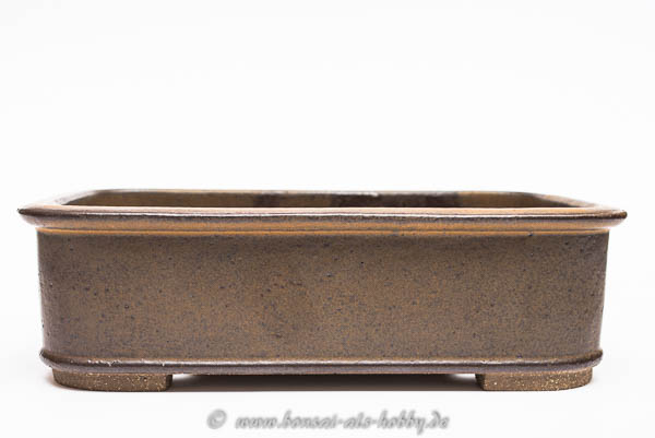 Rechteckige Bonsaischale von Roman Husmann 19,5 x 13cm