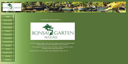 Bonsai Garten Allgäu